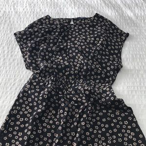 Madewell Silk Stencil Blossom Dress Size 4